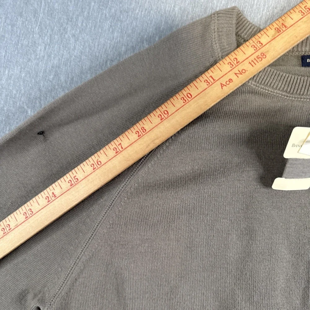 Banana Republic Sweater Men's NWT  Supima Cotton Blend Beige Medium Preppy